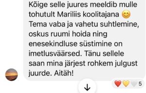 Mariliis lukk_stardiklubi_tagasiside_3