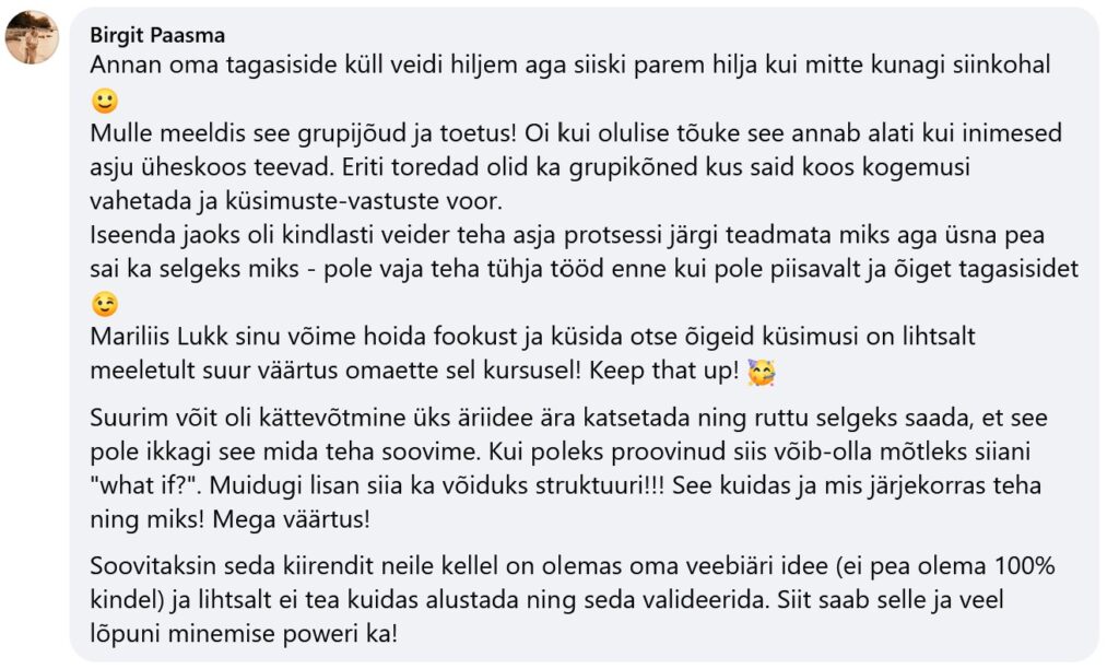 Birgit Paasma tagasiside_Kiirendi 3.0_09.25
