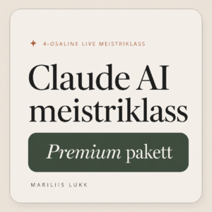 Claude ai meistriklass premium
